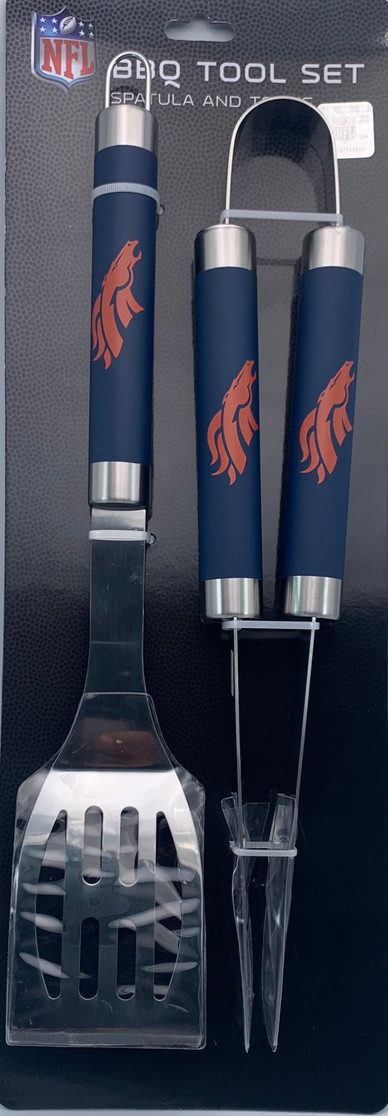 Denver Broncos 2 Piece BBQ Tool Set