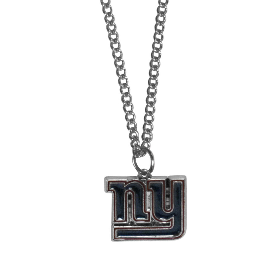 New York Giants Chain Necklace with Small Charm
