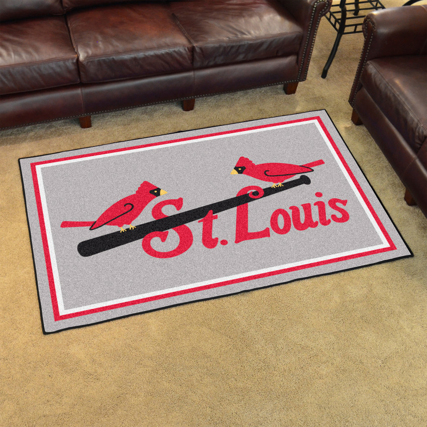 Retro Collection - 1930 St. Louis Cardinals 4x6 Rug