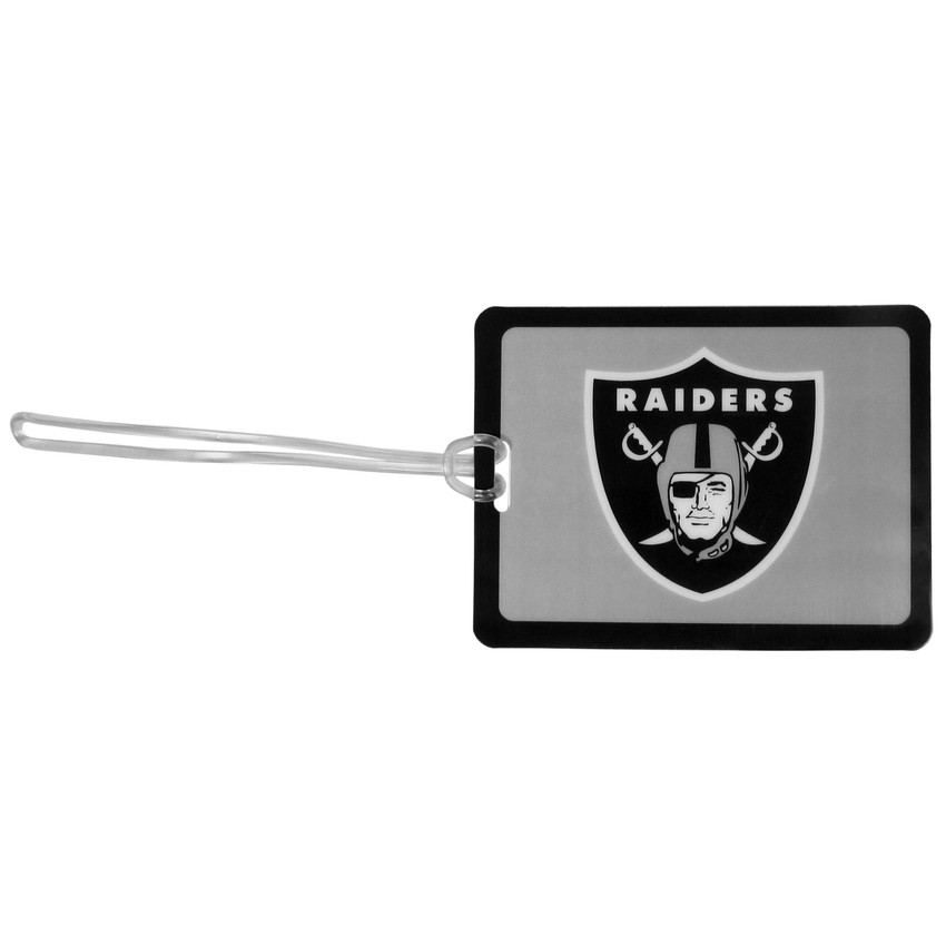 Las Vegas Raiders Vinyl Luggage Tag