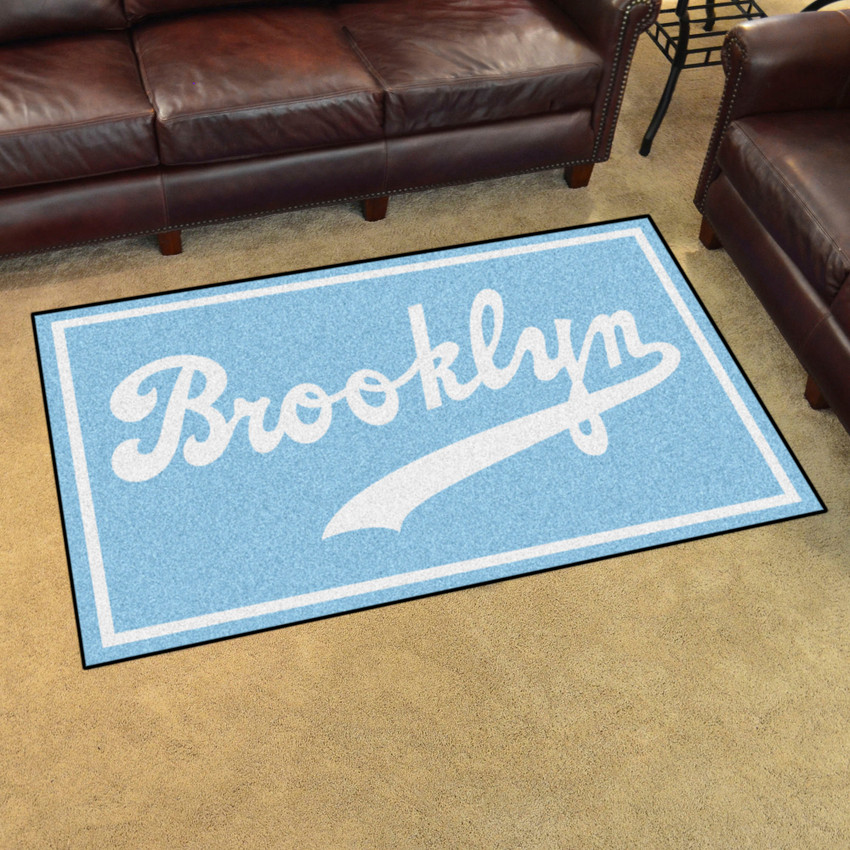 Retro Collection - 1944 Brooklyn Dodgers 4x6 Rug