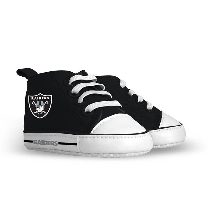 Las Vegas Raiders Baby Pre-walker Hightop Shoes