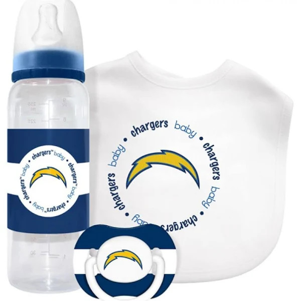Los Angeles Chargers Baby Gift Set 3 Piece