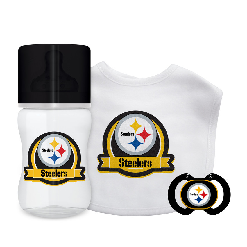 Pittsburgh Steelers Baby Gift Set 3 Piece