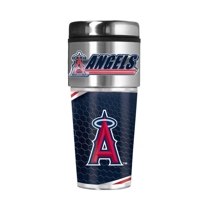 Los Angeles Angels 16 oz. Travel Tumbler with Metallic Graphics