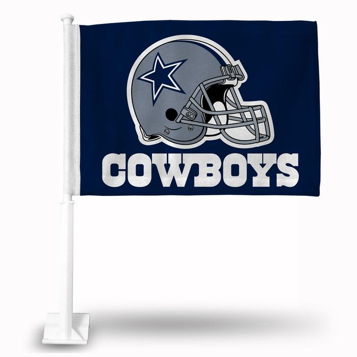 Dallas Cowboys NFL Auto Window Car Flag Helmet Desgin