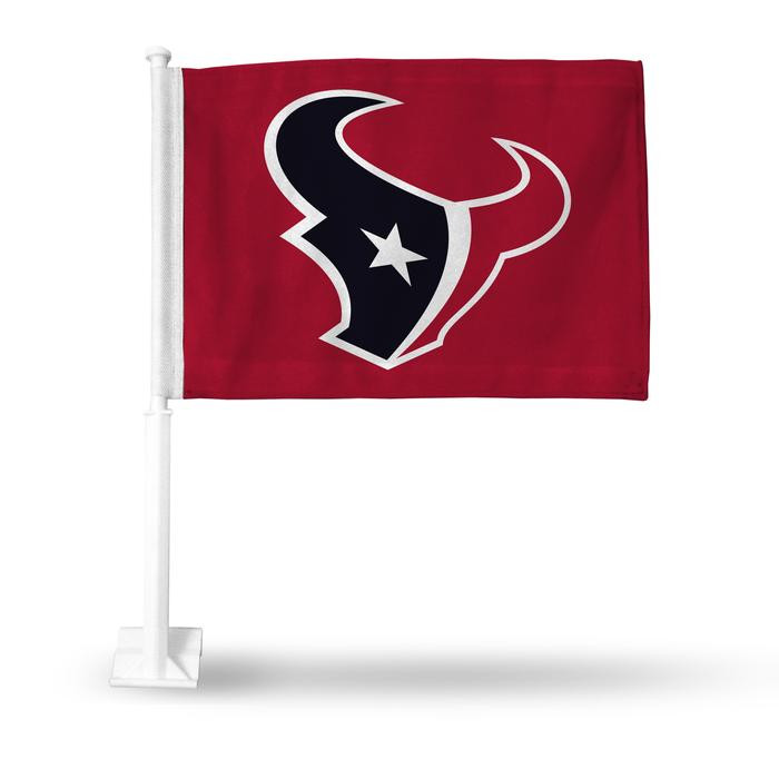 Houston Texans NFL Auto Window Car Flag Red