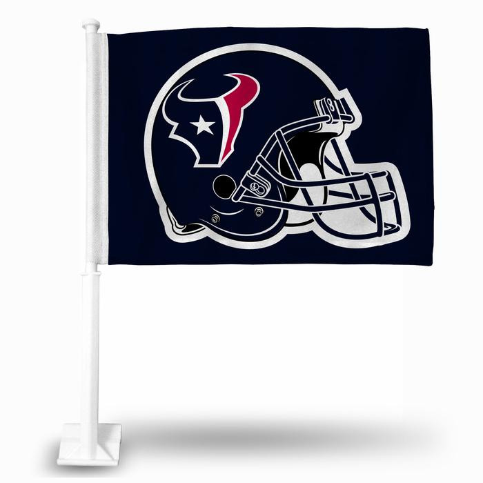 Houston Texans NFL Auto Window Car Flag Helmet Desgin