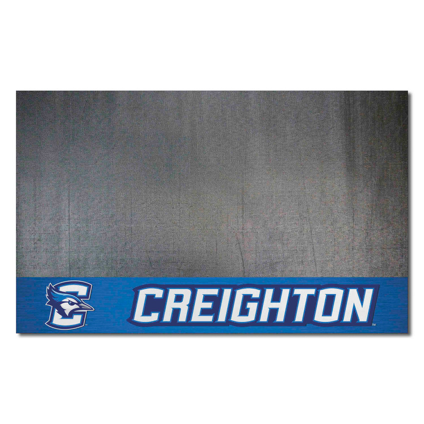 Creighton Bluejays Vinyl Grill Mat - 26in. x 42in.