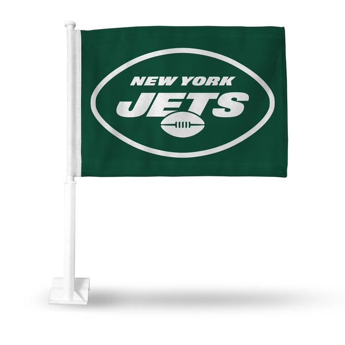 New York Jets NFL Auto Window Car Flag