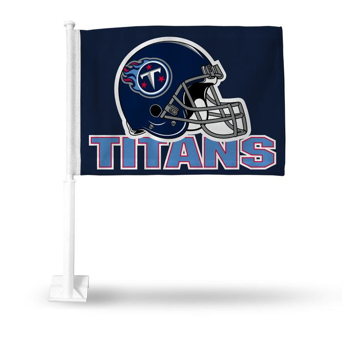 Tennessee Titans NFL Auto Window Car Flag Helmet Desgin