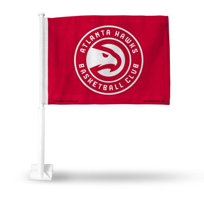 Atlanta Hawks NBA Auto Window Car Flag