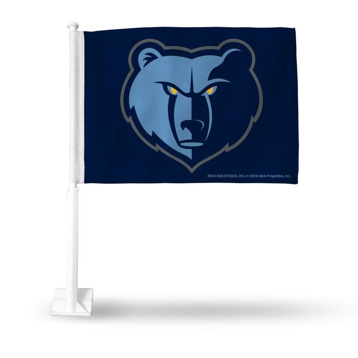 Memphis Grizzlies NBA Auto Window Car Flag