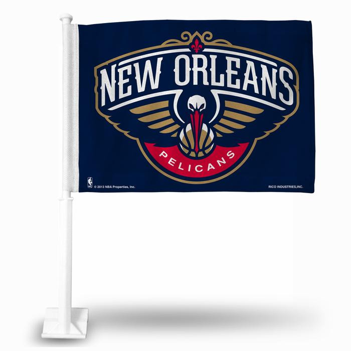 New Orleans Pelicans NBA Auto Window Car Flag
