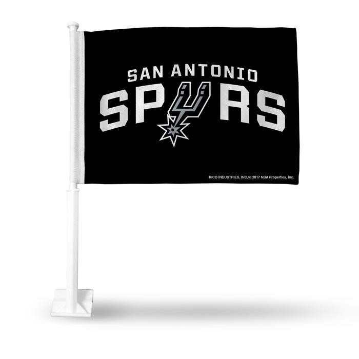 San Antonio Spurs NBA Auto Window Car Flag