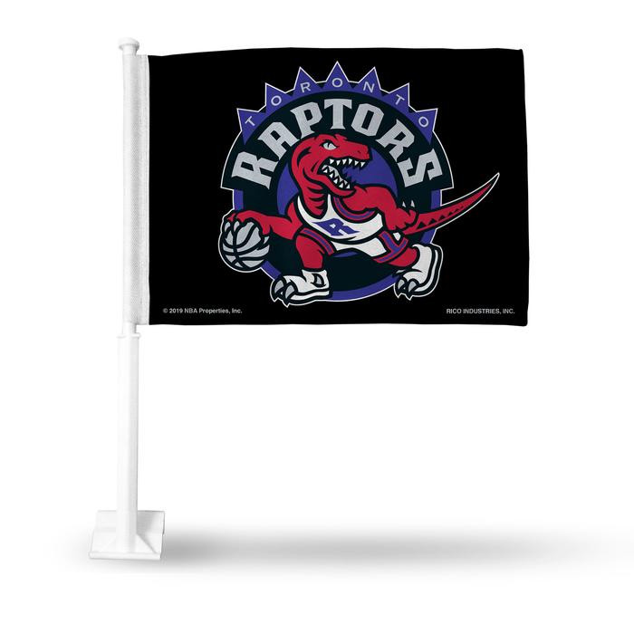 Toronto Raptors NBA Auto Window Car Flag Retro