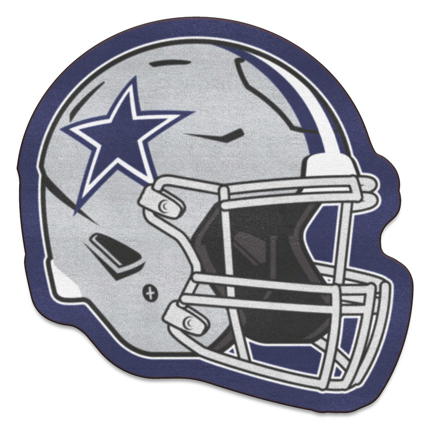 Dallas Cowboys Mascot Mat - Helmet Star Primary Logo Navy