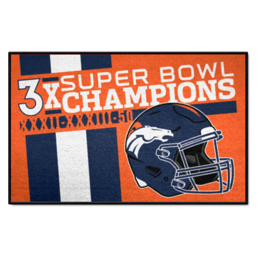 Denver Broncos Dynasty All-Star Mat