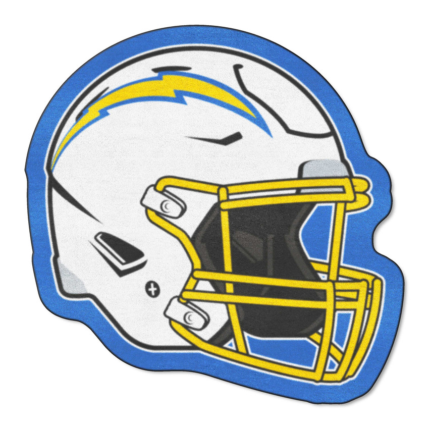 Los Angeles Chargers Mascot Mat - Helmet Bolt Primary Logo Navy