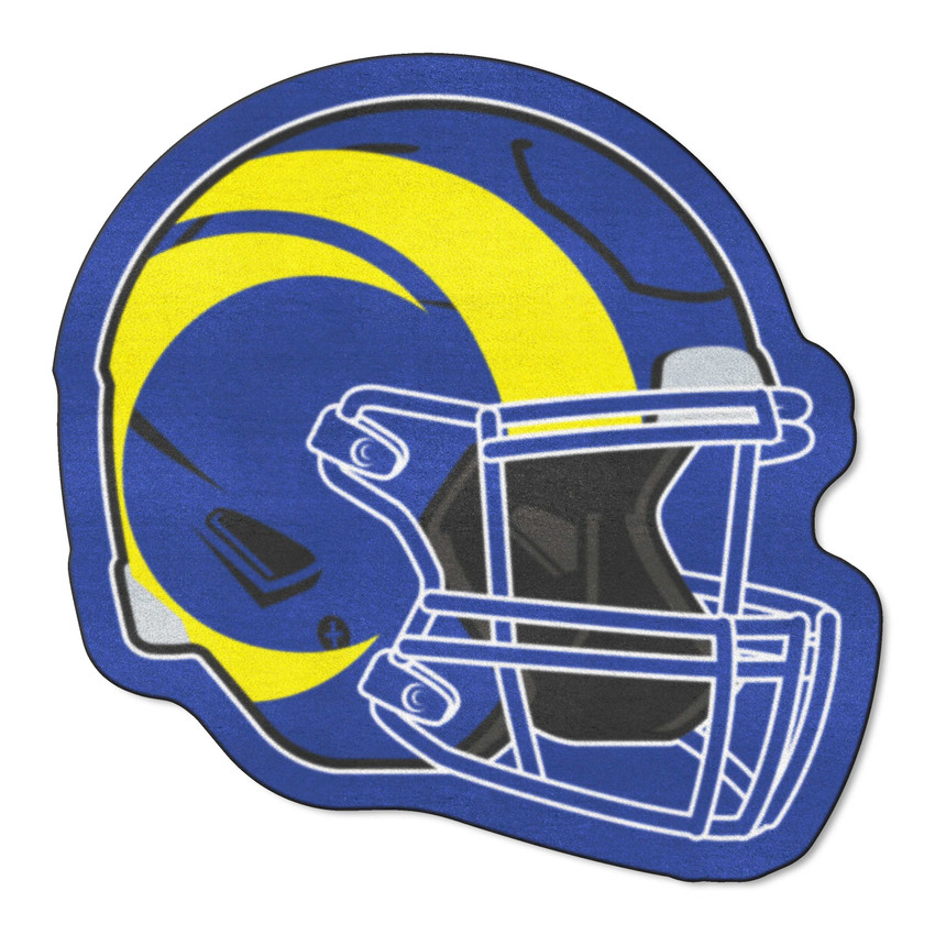 Los Angeles Rams Mascot Mat - Helmet "Ram" Logo Navy