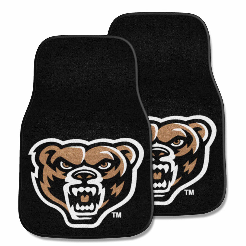 Oakland Golden Grizzlies 2-pc Carpet Car Mat Set