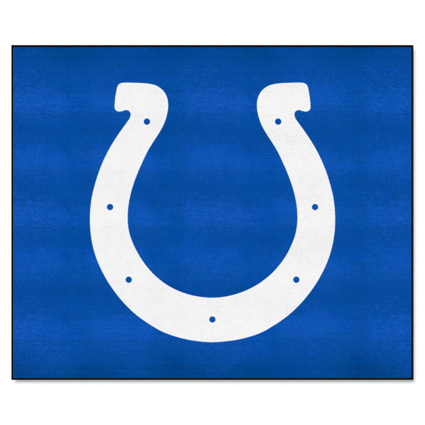 Indianapolis Colts Tailgater Rug - 5ft. x 6ft. Horseshoe Primary Logo