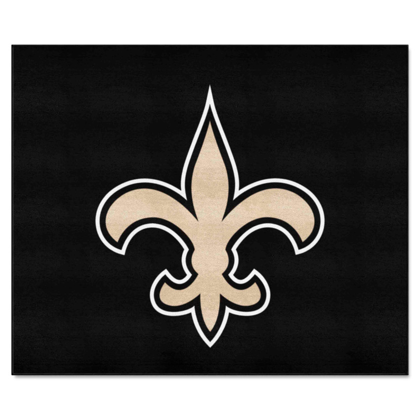 New Orleans Saints Tailgater Rug - 5ft. x 6ft. Fleur-de-lis Primary Logo