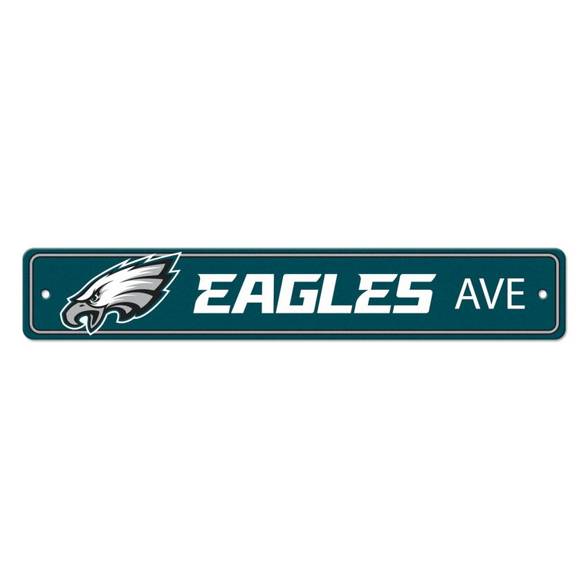 Philadelphia Eagles Team Color Street Sign D√©cor 4in. X 24in. Lightweight