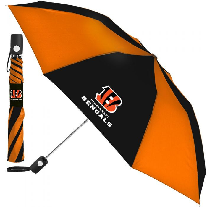 Cincinnati Bengals 42 Inch Auto Folding Umbrella
