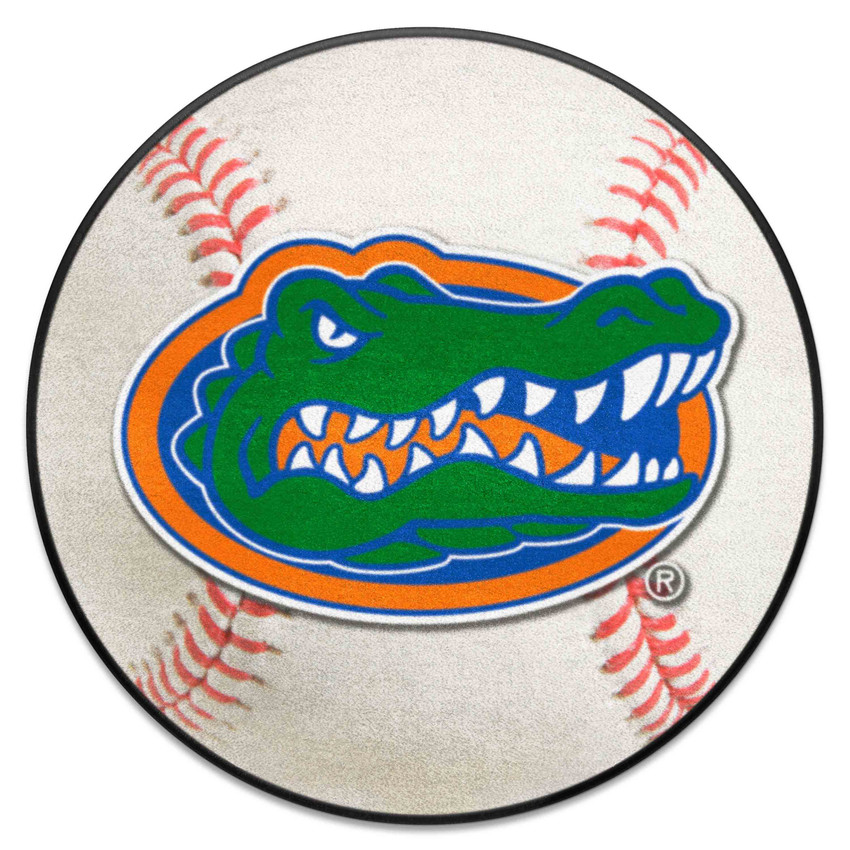 Florida Gators Baseball Rug - 27in. Diameter A