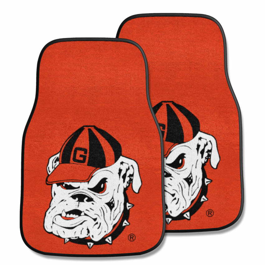 Georgia Bulldogs 2-pc Carpet Car Mat Set