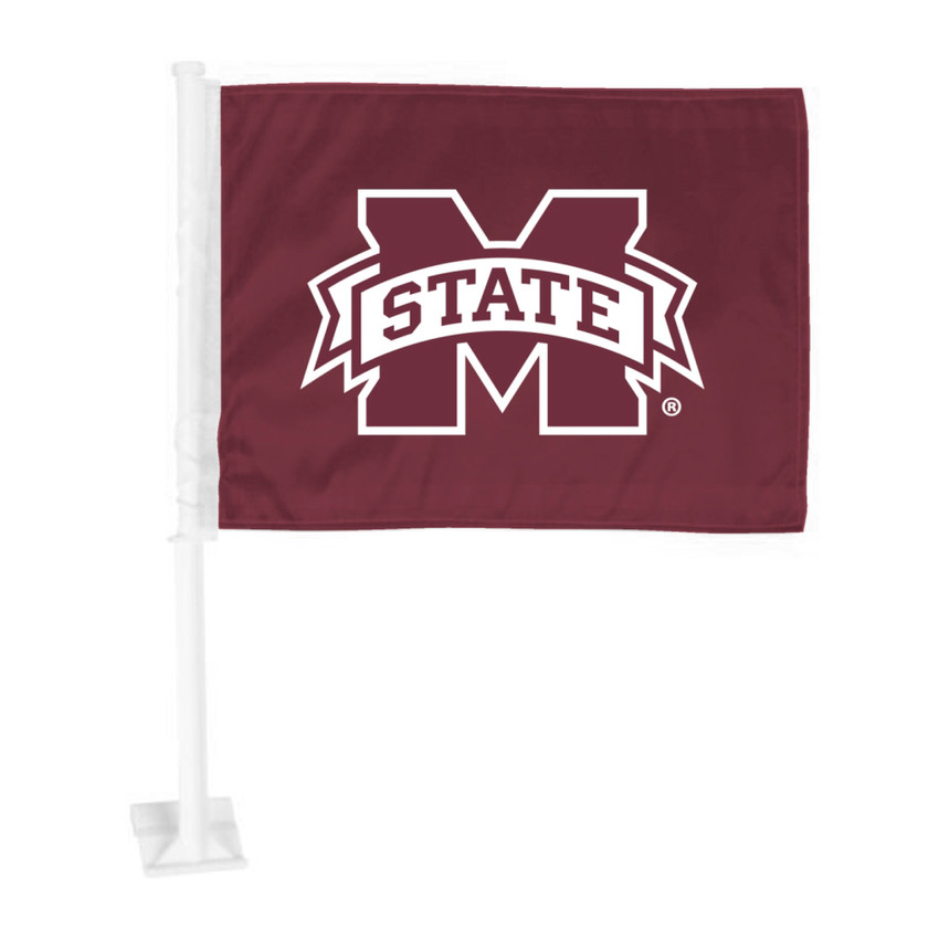 Mississippi State Bulldogs Car Flag Large 1pc 11" x 14"