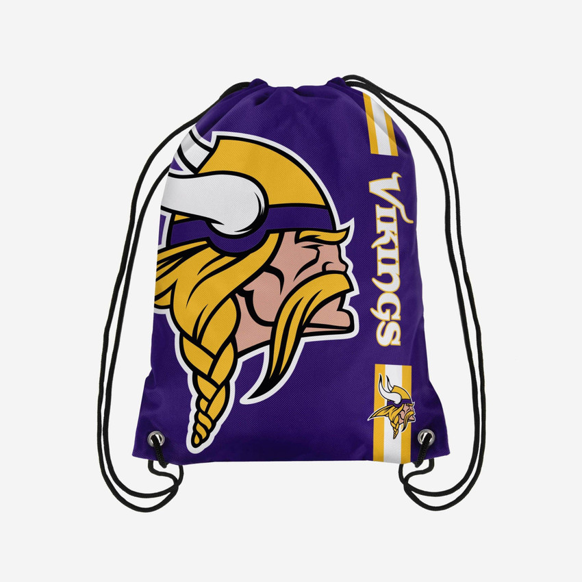Minnesota Vikings Big Logo Drawstring Backpack