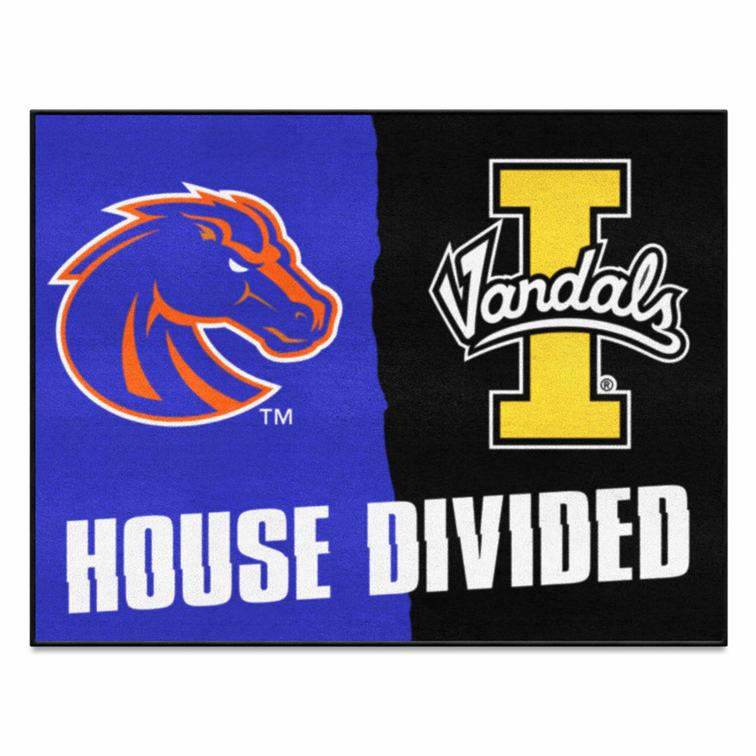 Boise State / Idaho House Divided House Divided Rug - 34 in. x 42.5 in.
