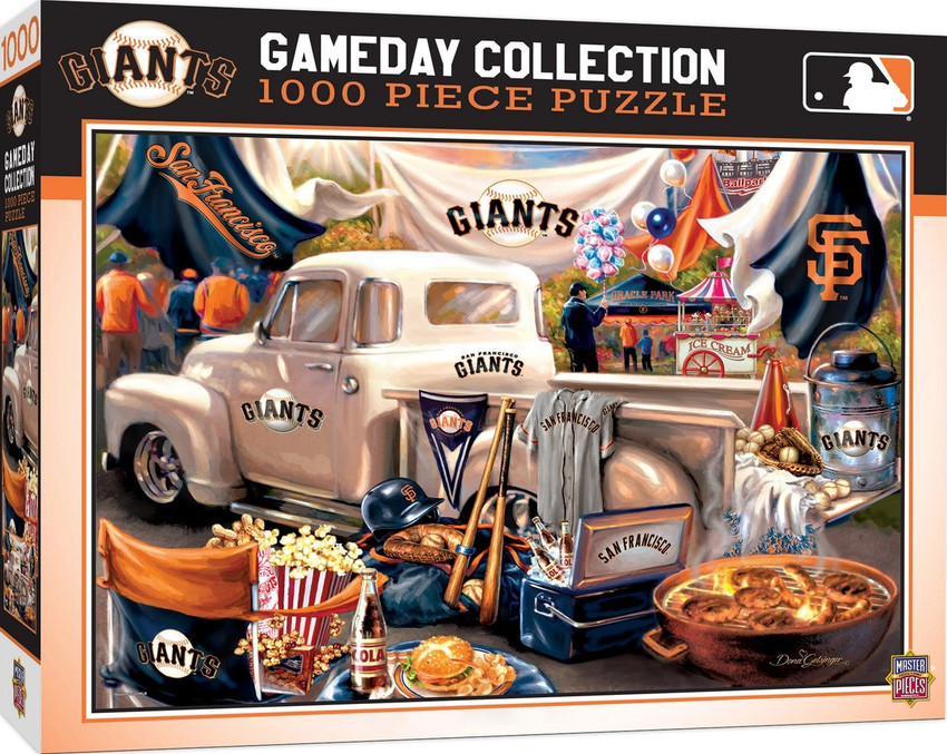 San Francisco Giants 1000 Piece Puzzle Gameday Design MLB Jigsaw Puzzle Fan Activity