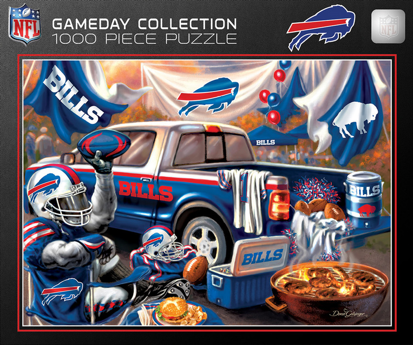 Buffalo Bills 1000 Piece Puzzle Gameday Design NFL Jigsaw Puzzle Fan Activity
