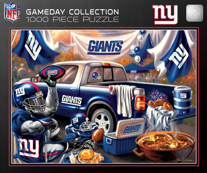 New York Giants 1000 Piece Puzzle Gameday Design NFL Jigsaw Puzzle Fan Activity