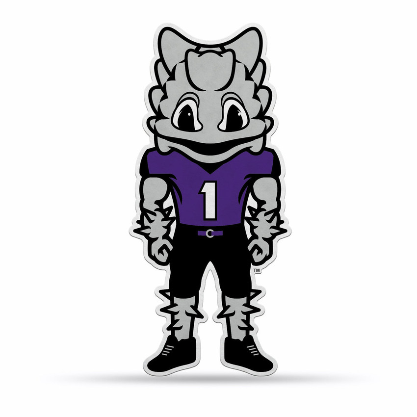 TCU Horned Frogs Pennant Shape Cut Mascot Design