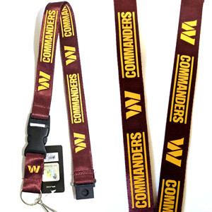 Washington Commanders Lanyard Keychain ID Holder NFL Fan Accessory