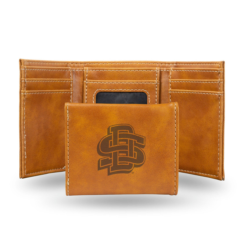 South Dakota State Jackrabbits Wallet Trifold Laser Engraved