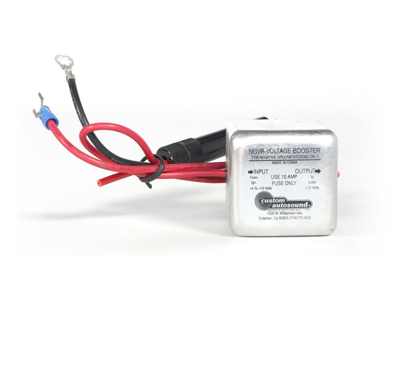 Car Audio Voltage Booster Amplifier Power Booster 12V Signal Enhancer