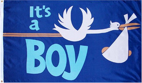It's a Boy Flag 3x5ft Poly