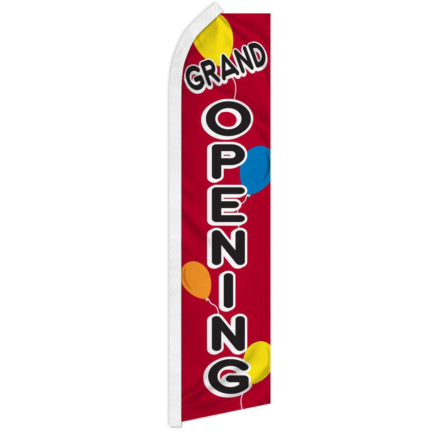 Grand Opening (Balloons) Super Flag