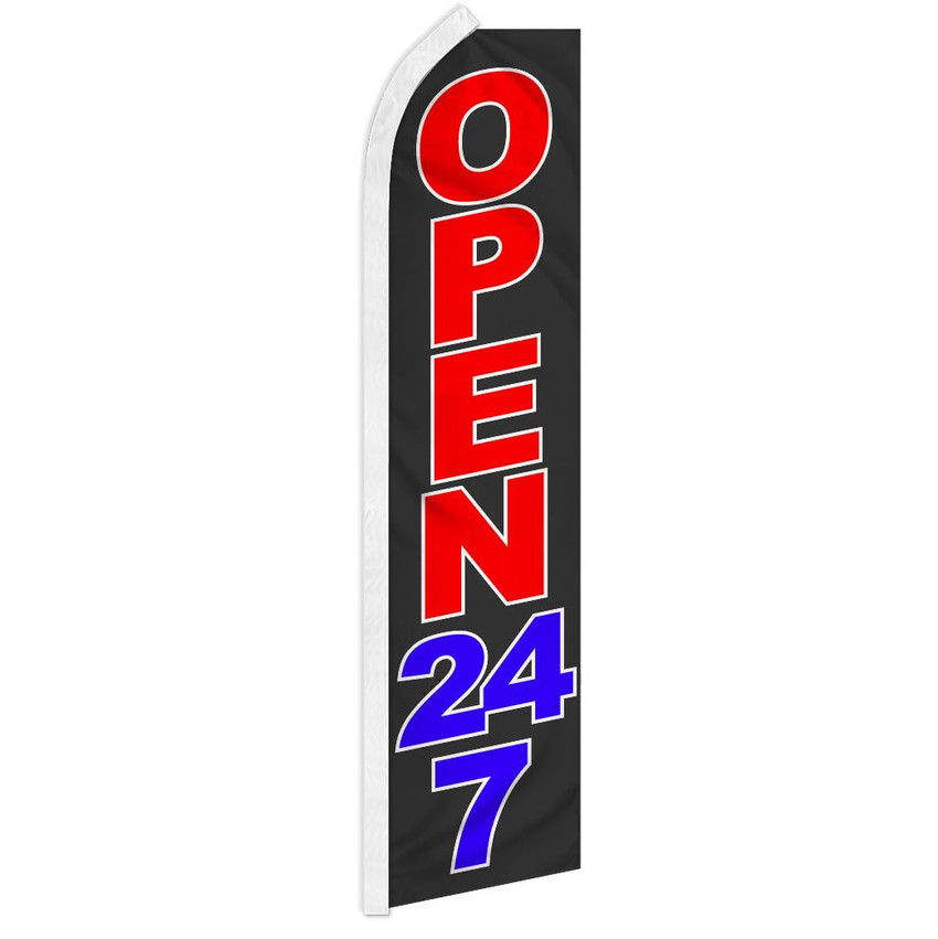 Open 24/7 Super Flag