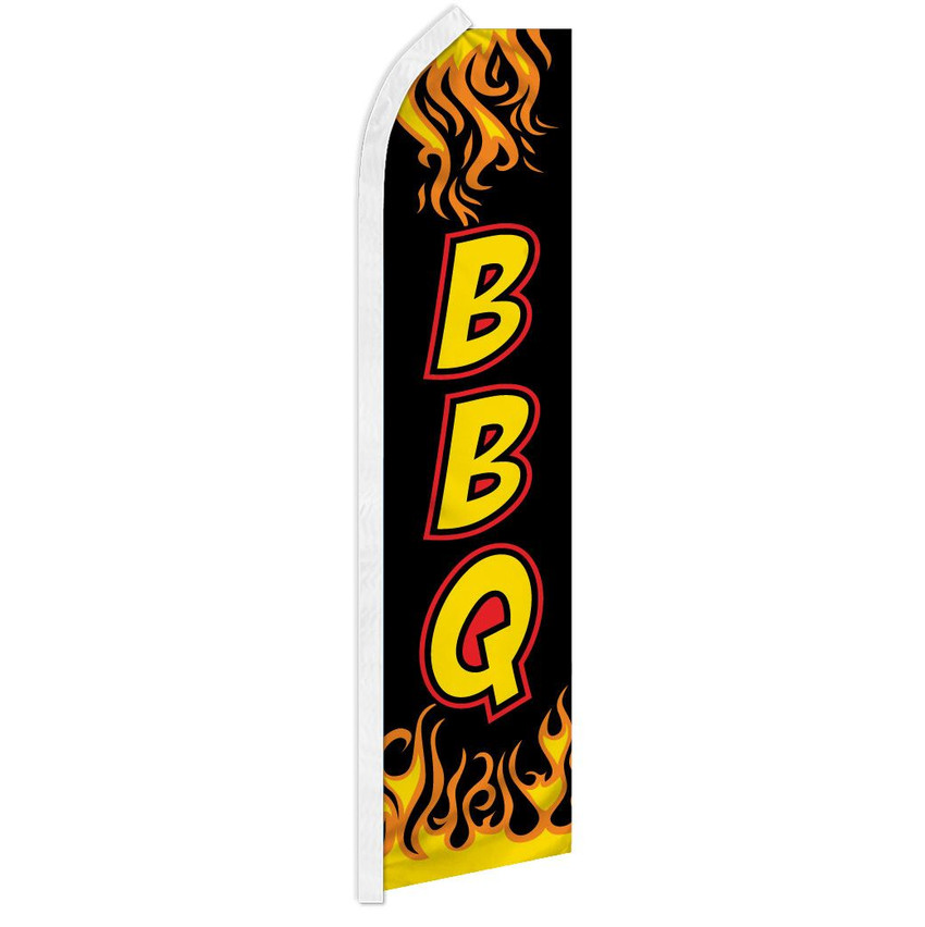 BBQ (Black) Super Flag