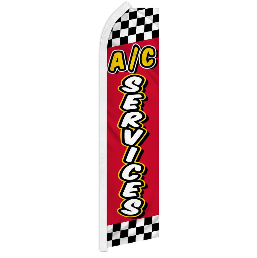 AC Services (Red & Yellow) Super Flag