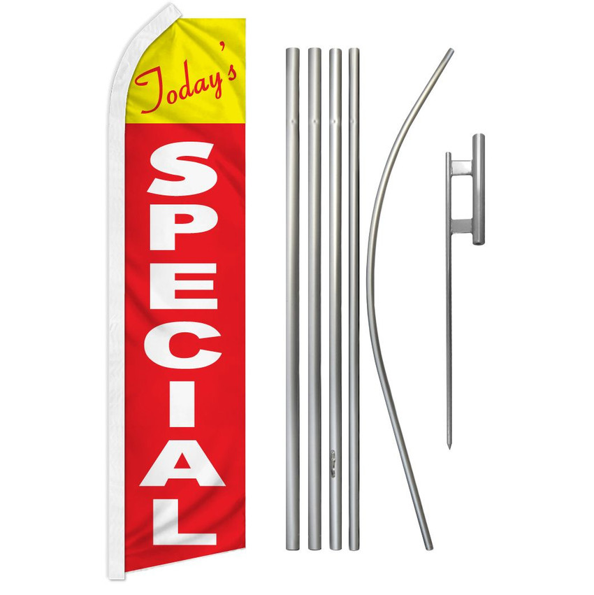 Today's Special Super Flag & Pole Kit