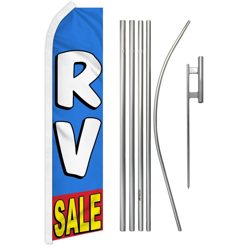 RV Sale Super Flag & Pole Kit