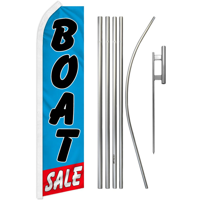 Boat Sale Super Flag & Pole Kit