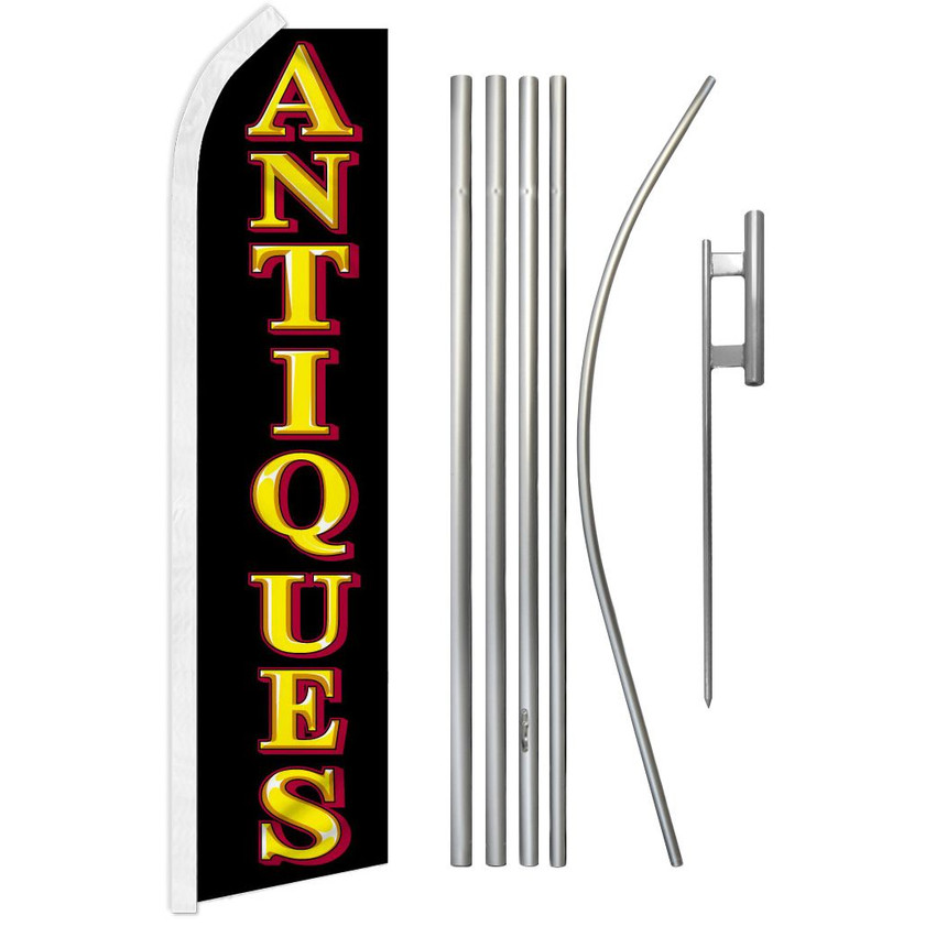 Antiques Super Flag & Pole Kit